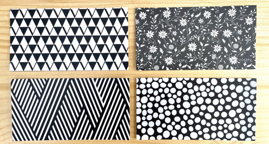 High Contrast Pattern Sticker Pack (4)
