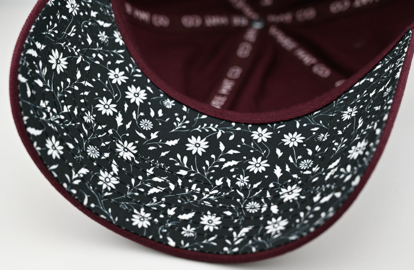 Looking at Flowers - Maroon