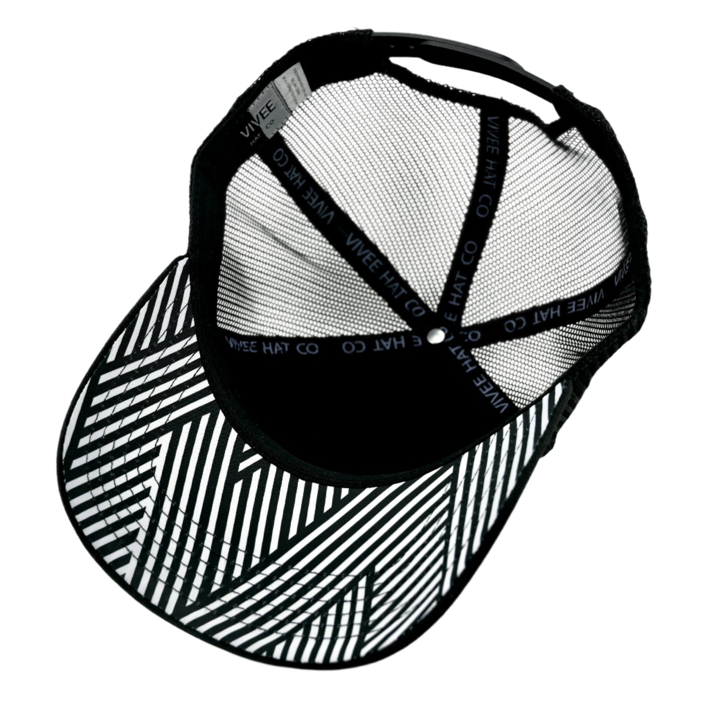 Trucker Hat - Ziggity Zags - Black