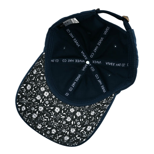 Looking at Flowers - Navy